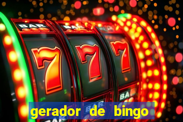 gerador de bingo de palavras